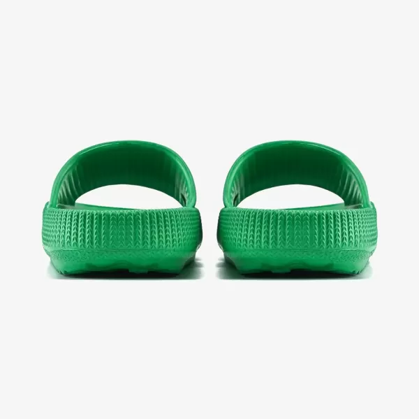 imagerosyclo Cloud Slides for Kids Toddler Pillow Slippers Shower Bathroom NonSlip Open Toe Super Soft Comfy Thick Sole Cozy Boys Girls Home House Cloud Cushion Slide Sandals for Indoor Outdoor ShoesGreen