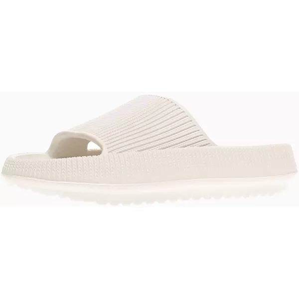 imagerosyclo Cloud Slides for Kids Toddler Pillow Slippers Shower Bathroom NonSlip Open Toe Super Soft Comfy Thick Sole Cozy Boys Girls Home House Cloud Cushion Slide Sandals for Indoor Outdoor ShoesBeige