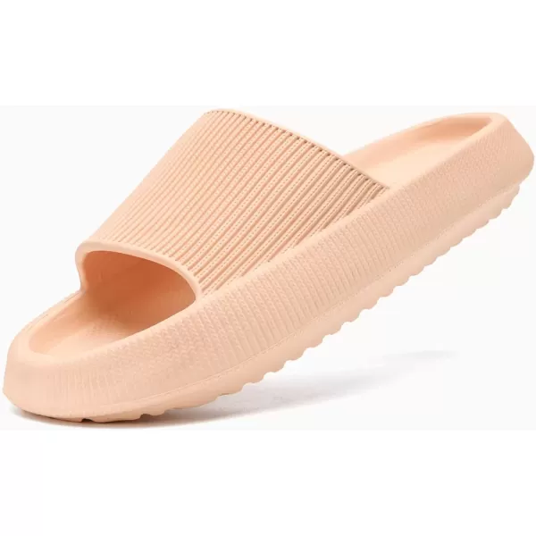 imagerosyclo Cloud Slippers for Women and Men Pillow House Slippers Shower Shoes Indoor Slides Bathroom Sandals Ultimate Comfort Lightweight Thick Sole NonSlip Easy to CleanPeach