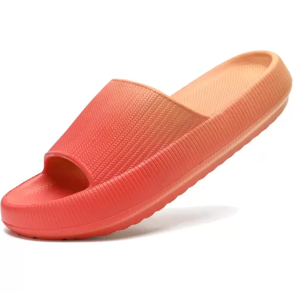 imagerosyclo Cloud Slippers for Women and Men Pillow House Slippers Shower Shoes Indoor Slides Bathroom Sandals Ultimate Comfort Lightweight Thick Sole NonSlip Easy to CleanSunset