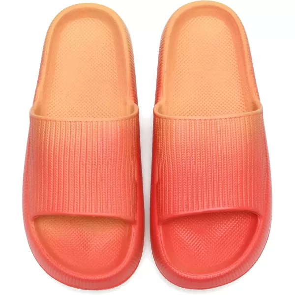 imagerosyclo Cloud Slippers for Women and Men Pillow House Slippers Shower Shoes Indoor Slides Bathroom Sandals Ultimate Comfort Lightweight Thick Sole NonSlip Easy to CleanSunset