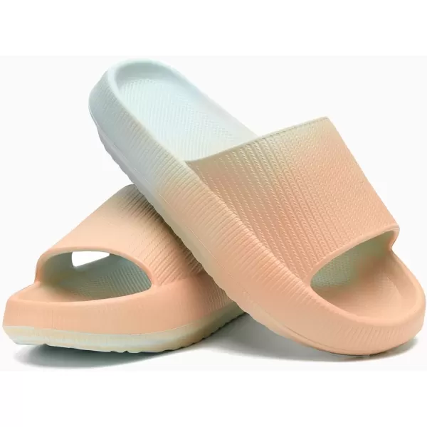 imagerosyclo Cloud Slippers for Women and Men Pillow House Slippers Shower Shoes Indoor Slides Bathroom Sandals Ultimate Comfort Lightweight Thick Sole NonSlip Easy to CleanSunrise