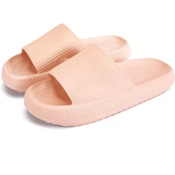 imagerosyclo Cloud Slippers for Women and Men Pillow House Slippers Shower Shoes Indoor Slides Bathroom Sandals Ultimate Comfort Lightweight Thick Sole NonSlip Easy to CleanPeach