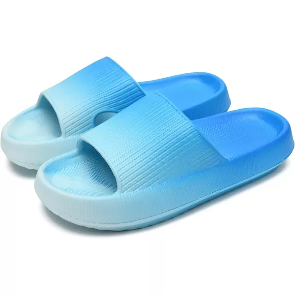 imagerosyclo Cloud Slippers for Women and Men Pillow House Slippers Shower Shoes Indoor Slides Bathroom Sandals Ultimate Comfort Lightweight Thick Sole NonSlip Easy to CleanOcean