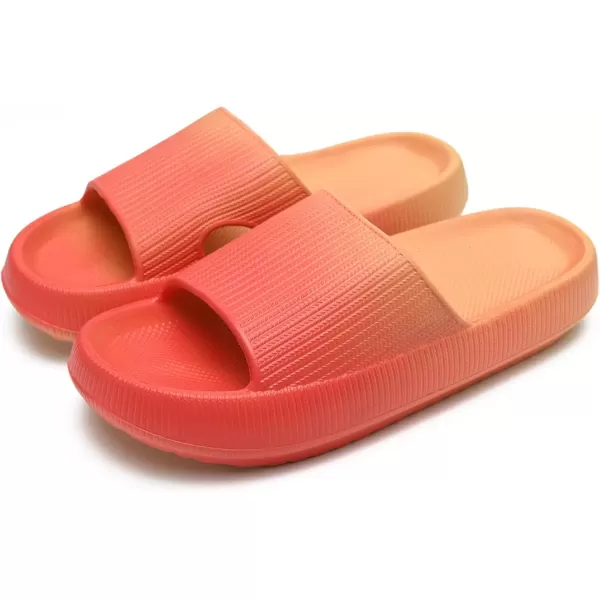 imagerosyclo Cloud Slippers for Women and Men Pillow House Slippers Shower Shoes Indoor Slides Bathroom Sandals Ultimate Comfort Lightweight Thick Sole NonSlip Easy to CleanSunset
