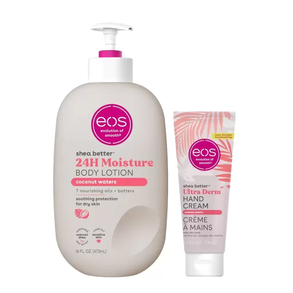 imageBundle of eos Shea Better Hand Cream  Vanilla Cashmere  Fresh ampamp Cozy  Coconut  Lavender  Pink CitrusCoconut Waters