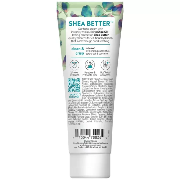 imageBundle of eos Shea Better Hand Cream  Vanilla Cashmere  Fresh ampamp Cozy  Coconut  Lavender  Pink CitrusEucalyptus