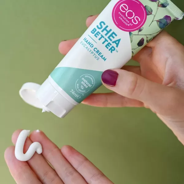 imageBundle of eos Shea Better Hand Cream  Vanilla Cashmere  Fresh ampamp Cozy  Coconut  Lavender  Pink CitrusEucalyptus