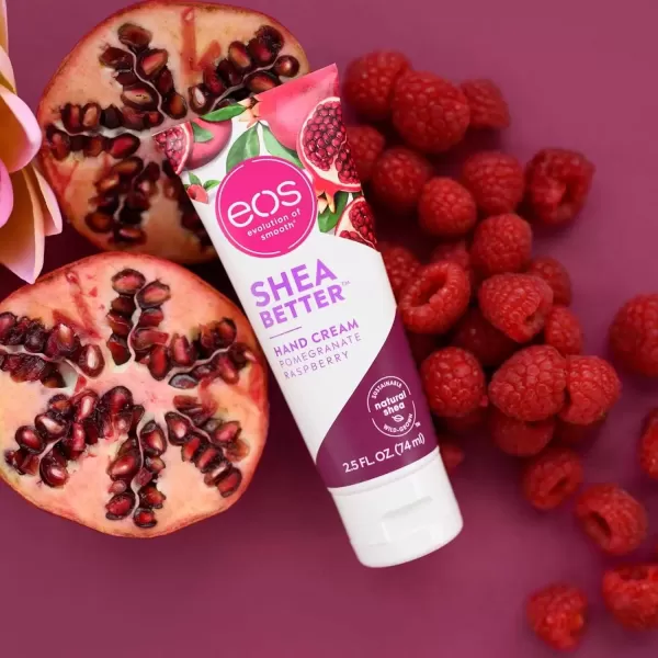 imageBundle of eos Shea Better Hand Cream  Vanilla Cashmere  Fresh ampamp Cozy  Coconut  Lavender  Pink CitrusPomegranate Raspberry