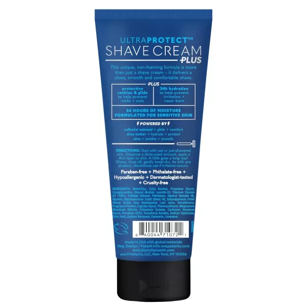 imageBundle of eos UltraProtect Mens Shave Cream Sensitive Fresh Woods Blue Surf 24Hour Hydration NonFoaming Formula 7 fl oz