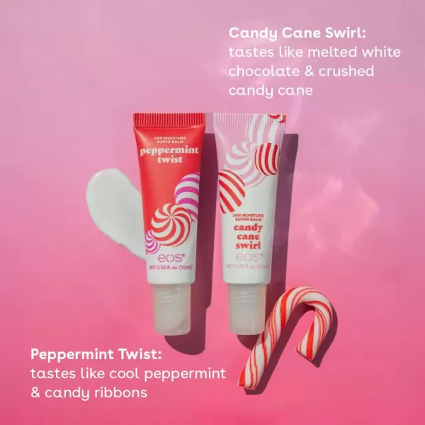 imageeos Holiday 24H Moisture Mini Super Balm Set Speculoos Cookie Butter Iced Gingerbread Vanilla Cake Batter LimitedEdition Lip Care Stocking Stuffers 020 fl oz 3PackSpeculoos Cookie Butter