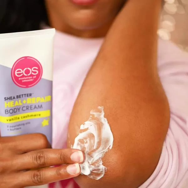 imageeos Shea Better Body Cream  Vanilla Cashmere Natural Body Lotion and Skin Care 24 Hour Hydration with Shea Butter ampamp Oil 8 oz 1 Pack8 Fl Oz Pack of 1