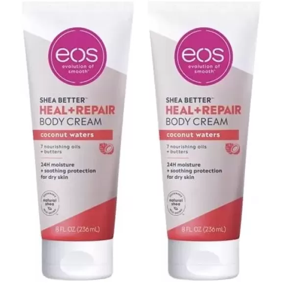 imageeos Shea Better Body Cream  Vanilla Cashmere Natural Body Lotion and Skin Care 24 Hour Hydration with Shea Butter ampamp Oil 8 oz 1 Pack8 Fl Oz Pack of 2