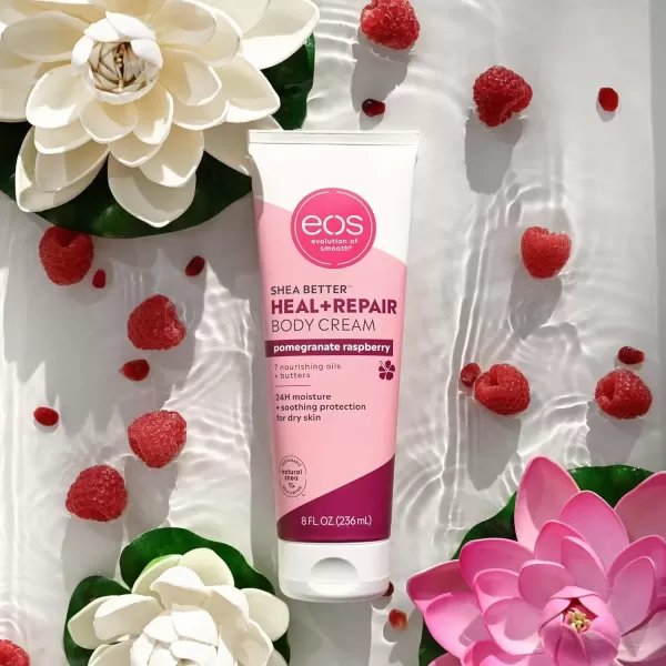 imageeos Shea Better Body Cream  Vanilla Cashmere Natural Body Lotion and Skin Care 24 Hour Hydration with Shea Butter ampamp Oil 8 oz 1 Pack8 Ounce Pack of 1