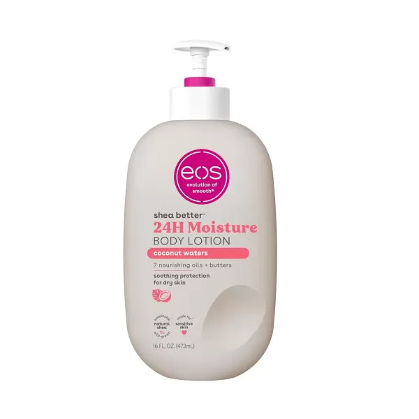 imageeos Shea Better Body Lotion Strawberry Dream 24Hour Moisture Skin Care Lightweight ampamp NonGreasy Made with Natural Shea Vegan 16 fl ozCoconut Waters