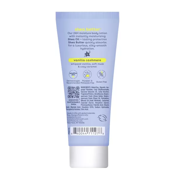 imageeos Shea Better Body Lotion Strawberry Dream 24Hour Moisture Skin Care Lightweight ampamp NonGreasy Made with Natural Shea Vegan 16 fl ozVanilla Cashmere