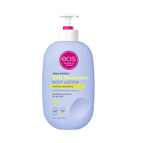imageeos Shea Better Body Lotion Strawberry Dream 24Hour Moisture Skin Care Lightweight ampamp NonGreasy Made with Natural Shea Vegan 16 fl ozVanilla Cashmere