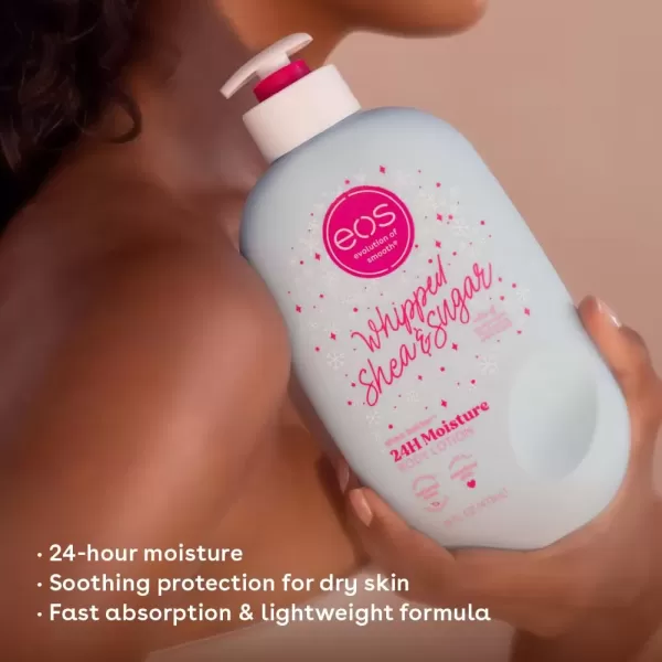 imageeos Shea Better Body Lotion Strawberry Dream 24Hour Moisture Skin Care Lightweight ampamp NonGreasy Made with Natural Shea Vegan 16 fl ozWhipped Shea  Sugar