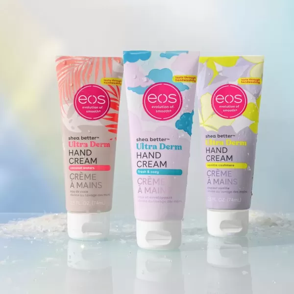 imageeos Shea Better Hand Cream  Coconut Natural Shea Butter Hand Lotion and Skin Care 24 Hour Hydration with Shea Butter ampamp Oil 25 oz Packaging May VaryFresh  Cozy