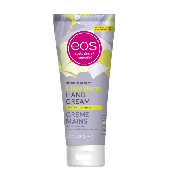 imageeos Shea Better Hand Cream  Coconut Natural Shea Butter Hand Lotion and Skin Care 24 Hour Hydration with Shea Butter ampamp Oil 25 oz Packaging May VaryVanilla Cashmere