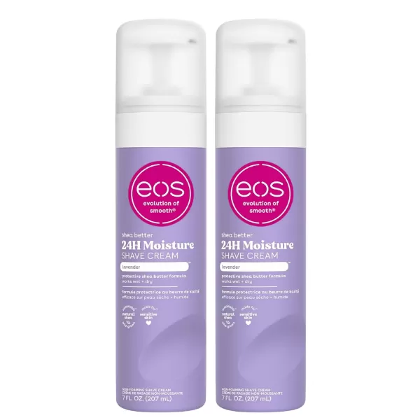 imageeos Shea Better Shaving Cream Pink Citrus Womens Shave Cream Skin Care 7 Fl Oz Pack of 2Lavender