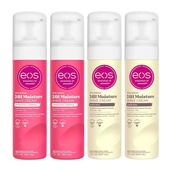 imageeos Shea Better Shaving Cream Pink Citrus Womens Shave Cream Skin Care 7 Fl Oz Pack of 2Pomegranate Raspberry  Vanilla Bliss