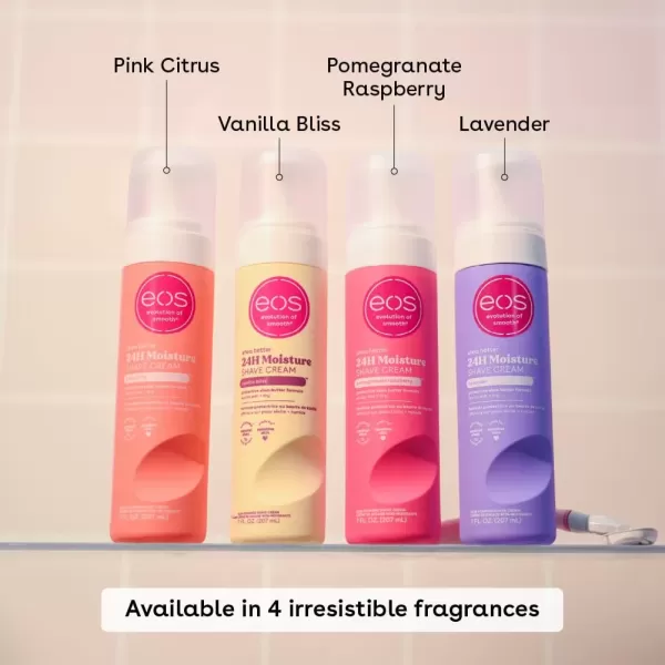 imageeos Shea Better Shaving Cream Pink Citrus Womens Shave Cream Skin Care 7 Fl Oz Pack of 2Pomegranate Raspberry