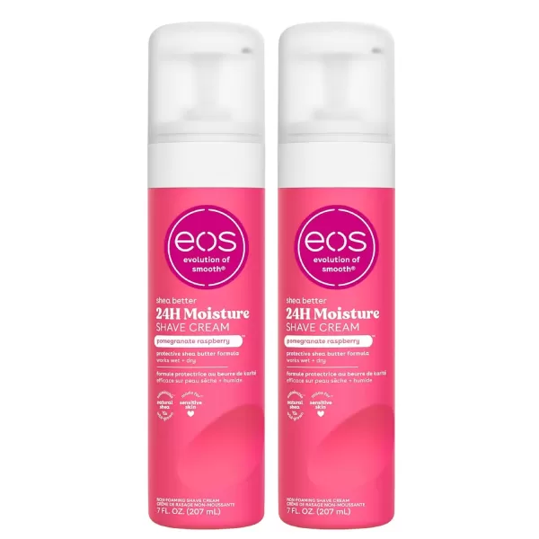 imageeos Shea Better Shaving Cream Pink Citrus Womens Shave Cream Skin Care 7 Fl Oz Pack of 2Pomegranate Raspberry