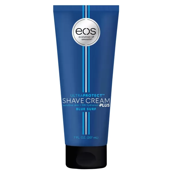 imageeos UltraProtect Mens Shave Cream Blue Surf 24Hour Hydration NonFoaming Formula 7 fl ozBlue Surf