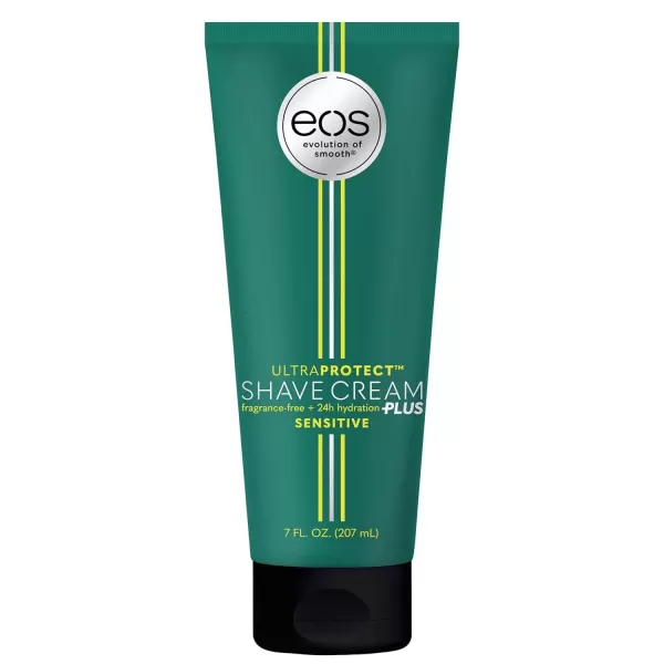 imageeos UltraProtect Mens Shave Cream Blue Surf 24Hour Hydration NonFoaming Formula 7 fl ozFresh Woods