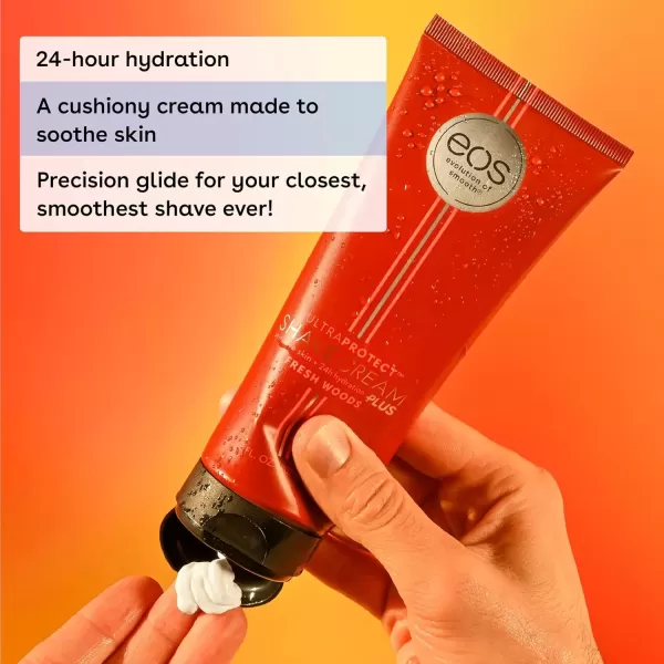 imageeos UltraProtect Mens Shave Cream Blue Surf 24Hour Hydration NonFoaming Formula 7 fl ozSensitive Fragrance Free