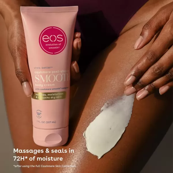 imageeos Vanilla Cashmere Skin Collection 3Step bundle Preshave Scrub  Shave Butter  Post Shave Body Cream3 Pack