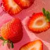 imageeos 100 Natural ampamp Organic Lip Balm Sticks Strawberry Sorbet Vanilla Bean Sweet Mint ampamp Pomegranate Raspberry Lip Care Products 014 oz 4PackStrawberry Sorbet