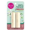 imageeos 100 Natural ampamp Organic Lip Balm Sticks Strawberry Sorbet Vanilla Bean Sweet Mint ampamp Pomegranate Raspberry Lip Care Products 014 oz 4PackVanilla Bean