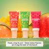 imageeos 24H Moisture Super Balm Minis Melon Magic LimitedEdition Lip Mask Variety Pack 0169 fl oz 3PackMango Melonade  Cucumber Honeydew  Watermelon Fros