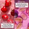 imageeos FlavorLab Pops Lip Balm Electric Cherry ampamp Grape Fizz LimitedEdition 014 oz 2Pack