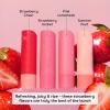 imageeos Lip Balm Gift Set Super Strawberry LimitedEdition Lip Moisturizer Variety Pack 014 oz 4Pack