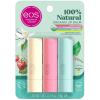 imageeos 100 Natural ampamp Organic Lip Balm Sticks Strawberry Sorbet Vanilla Bean Sweet Mint ampamp Pomegranate Raspberry Lip Care Products 014 oz 4Pack3 Pack Organic