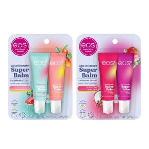 imageeos 24H Moisture Super Balm Minis Melon Magic LimitedEdition Lip Mask Variety Pack 0169 fl oz 3Pack4 Flavor Combo Pack