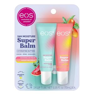 imageeos 24H Moisture Super Balm Minis Melon Magic LimitedEdition Lip Mask Variety Pack 0169 fl oz 3PackWatermelon Fros  Mango Melonade