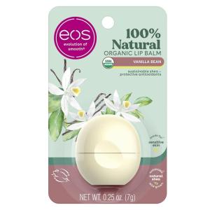 imageeos Natural Shea Lip Balm Honey Apple AllDay Moisture Made for Sensitive Skin Shea Lip Care Products 025 ozVanilla Bean
