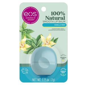 imageeos Natural Shea Lip Balm Honey Apple AllDay Moisture Made for Sensitive Skin Shea Lip Care Products 025 ozVanilla Mint