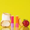 imageeos 100 Natural Lip Balm Coconut Milk AllDay Moisture Made for Sensitive Skin Lip Care Products 025 ozToasted Marshmallow  Strawberry Peach