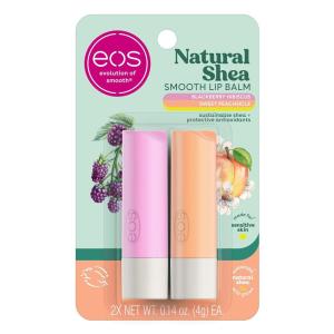 imageeos 100 Natural Lip Balm Coconut Milk AllDay Moisture Made for Sensitive Skin Lip Care Products 025 ozBlackberry Hibiscus and Peachsicle