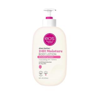 imageeos Shea Better Body Lotion Coconut Waters 24Hour Moisture Skin Care Lightweight ampamp NonGreasy Made with Natural Shea Vegan 16 fl ozStrawberry Dream