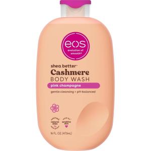 imageeos Shea Better Cashmere Body Wash Coconut Waters Moisturizing and Nourishing pH Balanced Creamy Gel Formula Paraben ampamp Phthalate Free Sensitive Skin16 fl ozPink Champagne