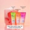 imageeos Flavor Lab Secret Menu Lip Balm Gift Set  Tropical Chiller LimitedEdition Moisturizing Hydrating Dry Lips Variety Pack 014 oz 4PackPink Paradise