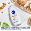 imageNIVEA Coconut and Almond Milk Body Wash with Nourishing Serum Pack of 3 20 Fl Oz BottleCoconut  Almond Milk