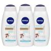 imageNIVEA Coconut and Almond Milk Body Wash with Nourishing Serum Pack of 3 20 Fl Oz BottleCoconut  Almond Milk