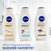imageNIVEA Coconut and Almond Milk Body Wash with Nourishing Serum Pack of 3 20 Fl Oz BottleCoconut  Almond Milk